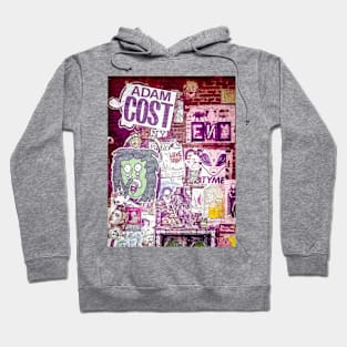 Graffiti New York City Pink Sticker Pop Art Hoodie